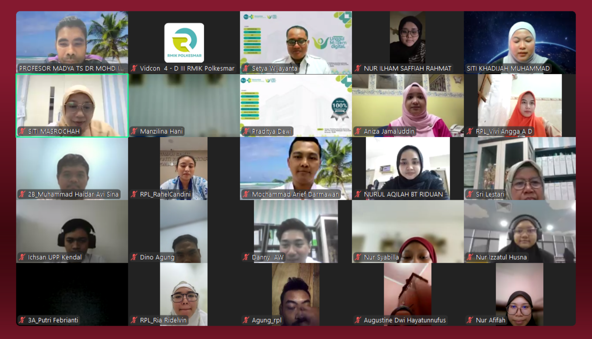 Zoom Meeting (2 Juli 2025) - Lecture Exchange From RMIK Poltekkes Kemenkes Semarang at Universiti Teknologi Mara (Setya Wijayanta, S.T., M.Kes)