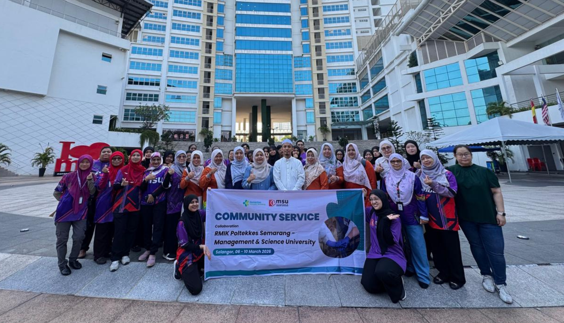Selangor, Malaysia (6-10 Maret 2026) - Community Service Collaboration RMIK Poltekkes Kemenkes Semarang and Management & Science University